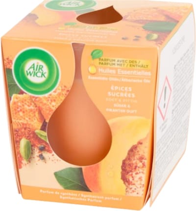 Air Wick Geurkaars Zoete Kruiden – Ø 7 x 8 cm | Warme & Gezellige Geurervaring