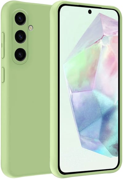 Hoesje Geschikt voor Samsung Galaxy A36 - Sterk & Shockproof - Hoes Cover - Siliconen Case - Groen