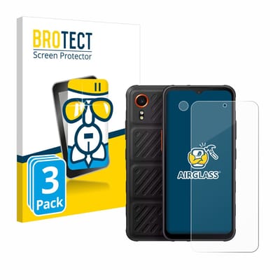 Screenprotector 3 Stuks voor Samsung Galaxy XCover 7 (Voor+Camera) Beschermglas transparant