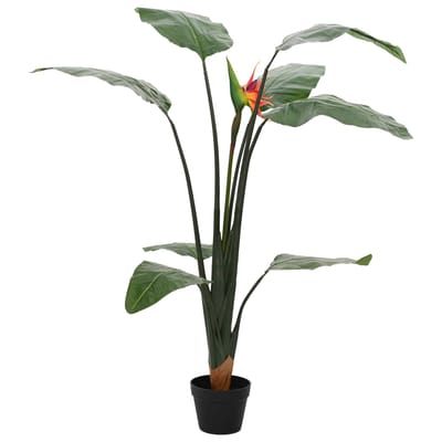 vidaXL Kunst Strelitzia Plant Groen 70 x 18 x 155 cm Stof en PE