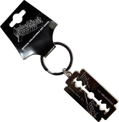 Judas Priest - British Steel Razor Blade Sleutelhanger - Zilverkleurig