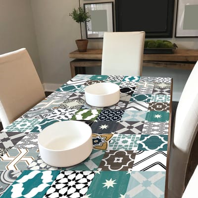 Decoratieve meubelstickers - 60 authentieke Goez cementtegel meubelstickers - 60 stickers 20x20cm