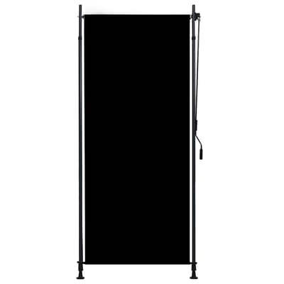 vidaXL - Rolgordijn - voor - buiten - 100x270 - cm - antraciet