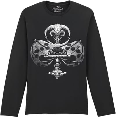 Draak Dragon Of Clubs The Coloured House Longsleeve T-shirt XXL