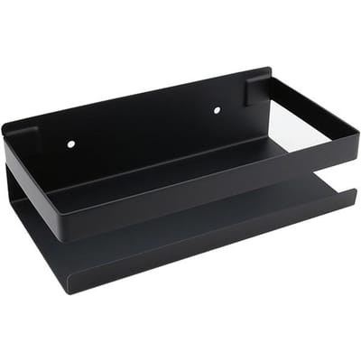 RVS Badkamerplank Zwart Douche Shampoo Opbergrek Zelfklevend Vierkant Keuken Badkamerplank 20cm 30cm 40cm 50cm