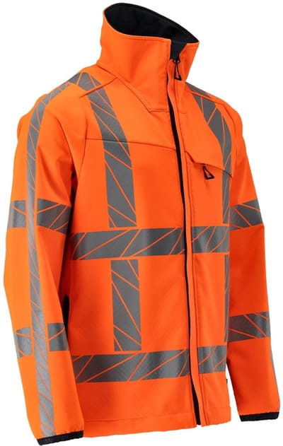 Mascot Accelerate Safe Softshell jas 24002-143 - Hi-Vis oranje - L