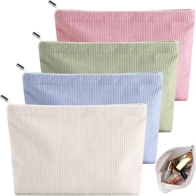 Cosmetica Tassen Set voor Vrouwen, Handige Reistassen voor Make-up en Toiletartikelen, Ideaal voor Op Reis, Compact en Stijlvol Design