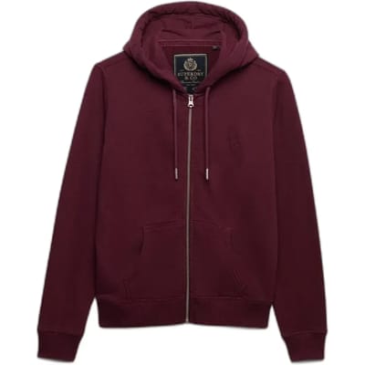 Superdry - Signature Geborduurde Zip Hoodie - Dames - Hoodies