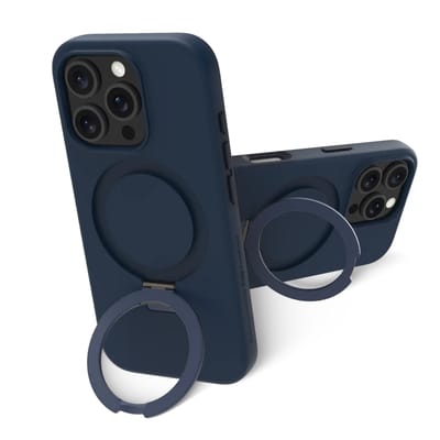 dbramante1928 Iceland Ultra D3O Backcover geschikt voor MagSafe Stand geschikt voor iPhone 16 Pro Max - Blue