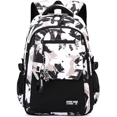 2025 Nieuwe Waterdichte Heren Rugzak Geschikt voor 15,6 inch Laptop Graffiti print Rugzak Dames Oxford Reis Mannen Tas Vintage Schooltas