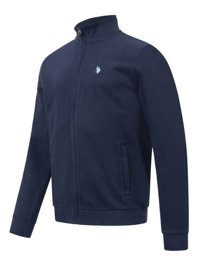 U.S. Polo Assn. heren sweatjack met opstaande kraag