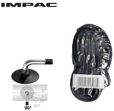 Binnenband 7x1 3/4 (47-93) (180x45/200x50) AV 90/90 haaks