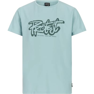 Protest PRTCaptain JR - UV shirt Jongens - surf T-shirt - Korte mouwen - Ronde hals - Loose fit - Blauw