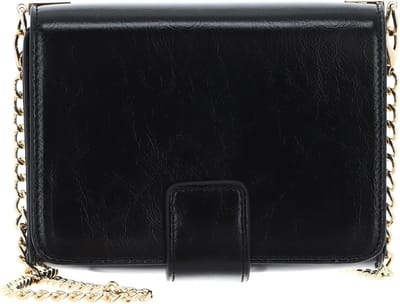 SEIDENFELT MANUFAKTUR Schoudertas Sokna Crossbody Bag Black / Gold Zwart