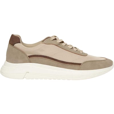 Threadbare Ariba-sportschoenen voor heren van textiel (Beige)