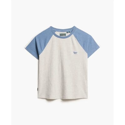 Superdry - Essential Slub Retro T-shirt met logo - Dames - T-shirts