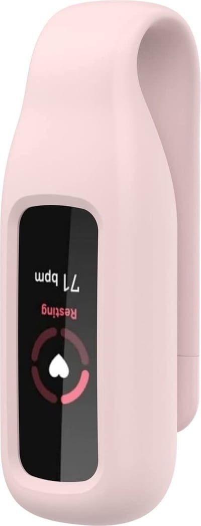 Siliconen Smartwatch bandje - Geschikt voor Fitbit Luxe siliconen clip - roze - Strap-it Horlogeband / Polsband / Armband