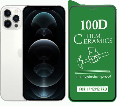 IPhone 12 Pro Screenprotector Folie Anti-Shock 100D HD Explosion-proof Ceramics Protector Film -2 STUK