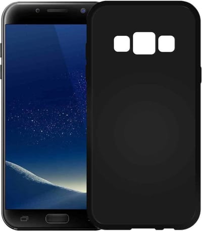 Mat Zwart TPU Siliconen hoesje voor Samsung Galaxy J3 2017