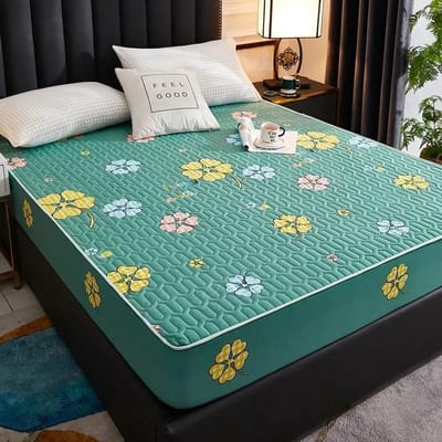 Housse de matelas imperméable, couche épaisse, couvre-lit pour chambre à coucher, couvre-lit respirant et lavable, couvre-lit simple/Double, 1 pièce 90x200x30cm