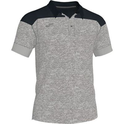 Joma Winner Ii Korte Mouw Poloshirt Zwart,Grijs 9-10 Years Jongens,Meisjes