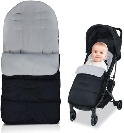 Unyqoos® Universele water- en winddichte wintervoetenzak voor kinderwagens en buggy's