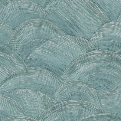 GOLVENDE ELLIPSE BEHANG | Modern - groen blauw zilver - A.S. Création Metropolitan Stories 3