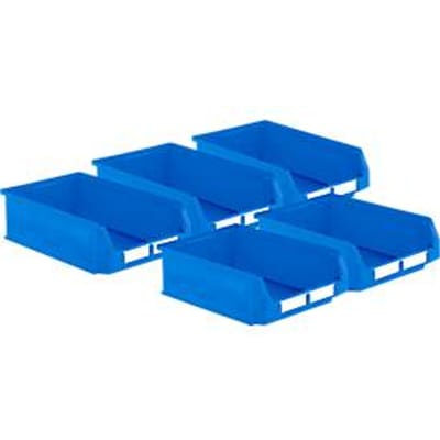 Magazijnbak LF 531 SSI Schäfer - polypropeen - L 500 x B 312 x H 145 mm - 16,5 l - blauw - voordelset: 5 stuks