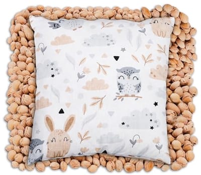 Kersenpitkussen 25x25 cm - Warmte- en koudepakking voor volwassenen en kinderen