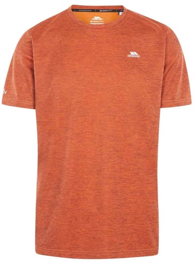 Trespass Raeran T-shirt Met Korte Mouwen Oranje S Man