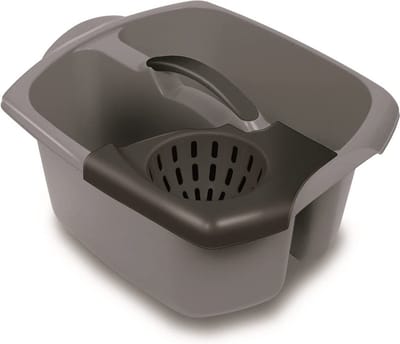 La'Moussawi ® Veelzijdige Dubbele Emmer met Uitwringer voor Reinigen van Huis en Tuin