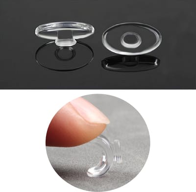 5 paar neuspads voor brillen - push-in neuspads voor brillen - 13 mm zachte siliconen neusstukken
