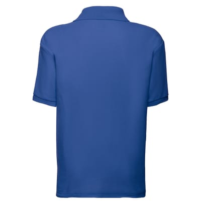 Fruit of the Loom Kinder/Kinder 65/35 Effen Piqué Poloshirt (Koningsblauw)