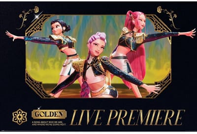 Kpop Demon Hunters poster - Huntrix - Rumi - Mira - Zoey - 61 x 91.5 cm