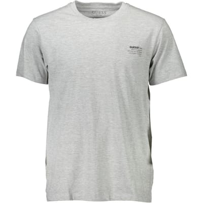 Guess Jeans Grigio Katoenen Heren T-Shirt
