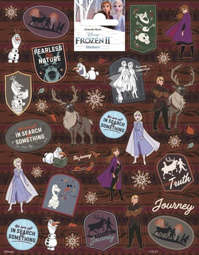 Haza Original Stickervel Frozen 2 Meisjes 20 X 16 Cm Papier 40-delig