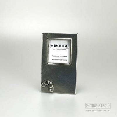 Babyfotolijst ''Schoen'' - geboorte - kraam cadeau - Baby geschenk - Pasfotolijst - Uniek en handgemaakt