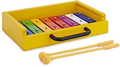 Mini Compact Glockenspiel van Gear4music, Regenboog Toetsen