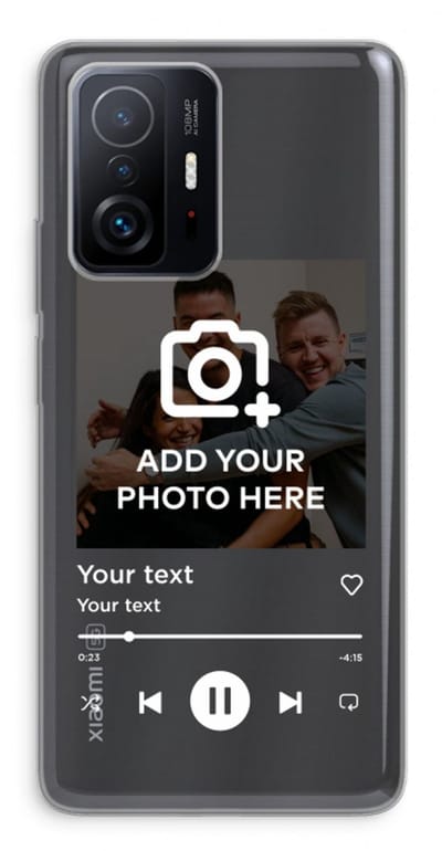 Gepersonaliseerd - Case Company® - Hoesje geschikt voor Xiaomi 11T hoesje - Music Player - Soft Cover Telefoonhoesje - Bescherming aan alle Kanten en Schermrand