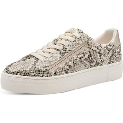 Tamaris lage sneaker 1-23314-46 483 dames schoenen veganistisch beige snake