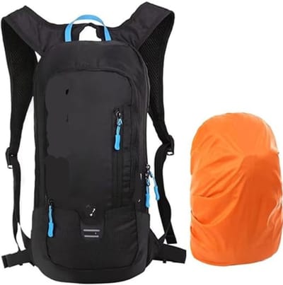 Zylo® Hardloop Rugzak - Running Backpack - Hardlooprugzak - Waterdichte Sportrugzak - 6L - 7x22x46cm - Zwart