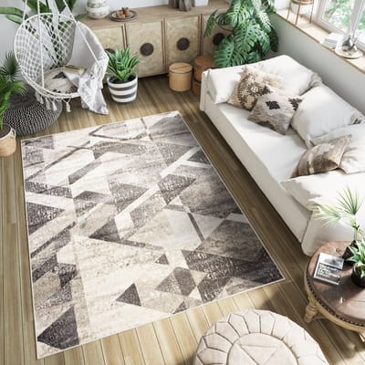 Tapiso Petra Vloerkleed Geometrisch Woonkamer Tapijt Maat- 80x150