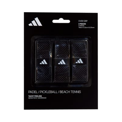 Adidas (3X) Padel Overgrip - Zwart | Maat: UNI