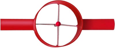 Handmatige Houtsplijter - Houtklover Ring - Brandhout Maken - Solide Stalen Constructie - 8cm Snijring - Zwart