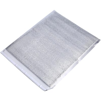 10 stuks set Wegwerp Aluminiumfolie Geïsoleerde Voedselopbergtas Thermische Koeltas Zilver (35 * 40cm)