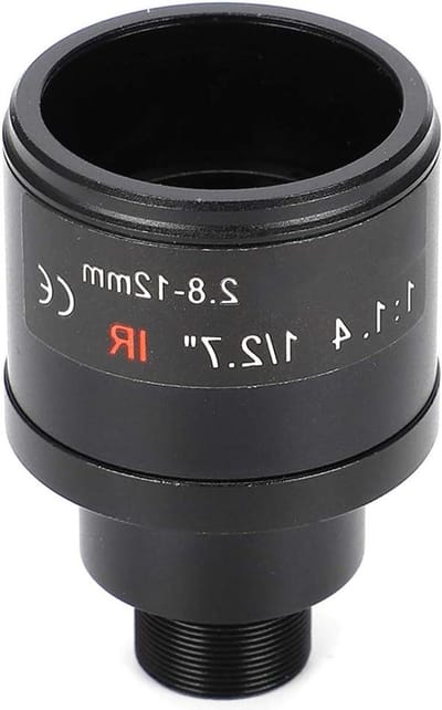 Beveiligingscamera Lens - Zoom Lens - Beeld Verbeteren - Handmatig Instelbaar - 2.8-12mm - Zwart