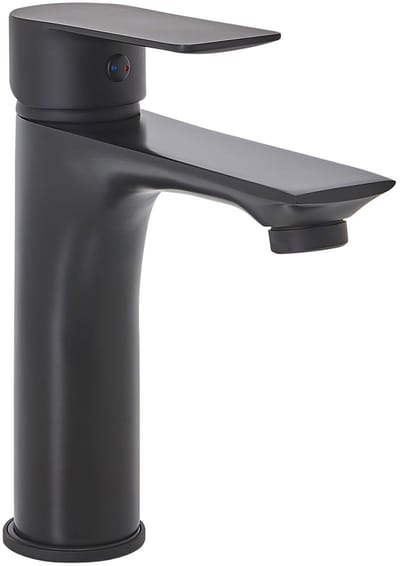 BERLOI - Wastafelkraan - Zwart - Messing