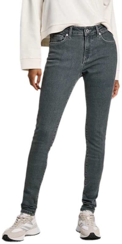 Pepe Jeans Pl204728 Skinny Fit Spijkerbroek Grijs 27 / 30 Vrouw