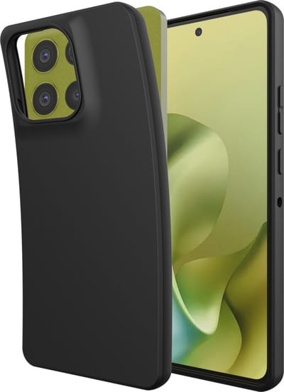Cazy hoesje geschikt voor Motorola Moto G86 Hoesje Siliconen - Flexibele Case - Zwart