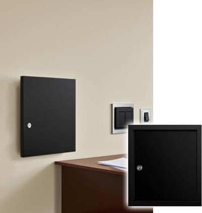 Inspectieluik - Toegangsdeur - Veilige Toegang - Vlamvertragend Materiaal - 150x150mm - Zwart